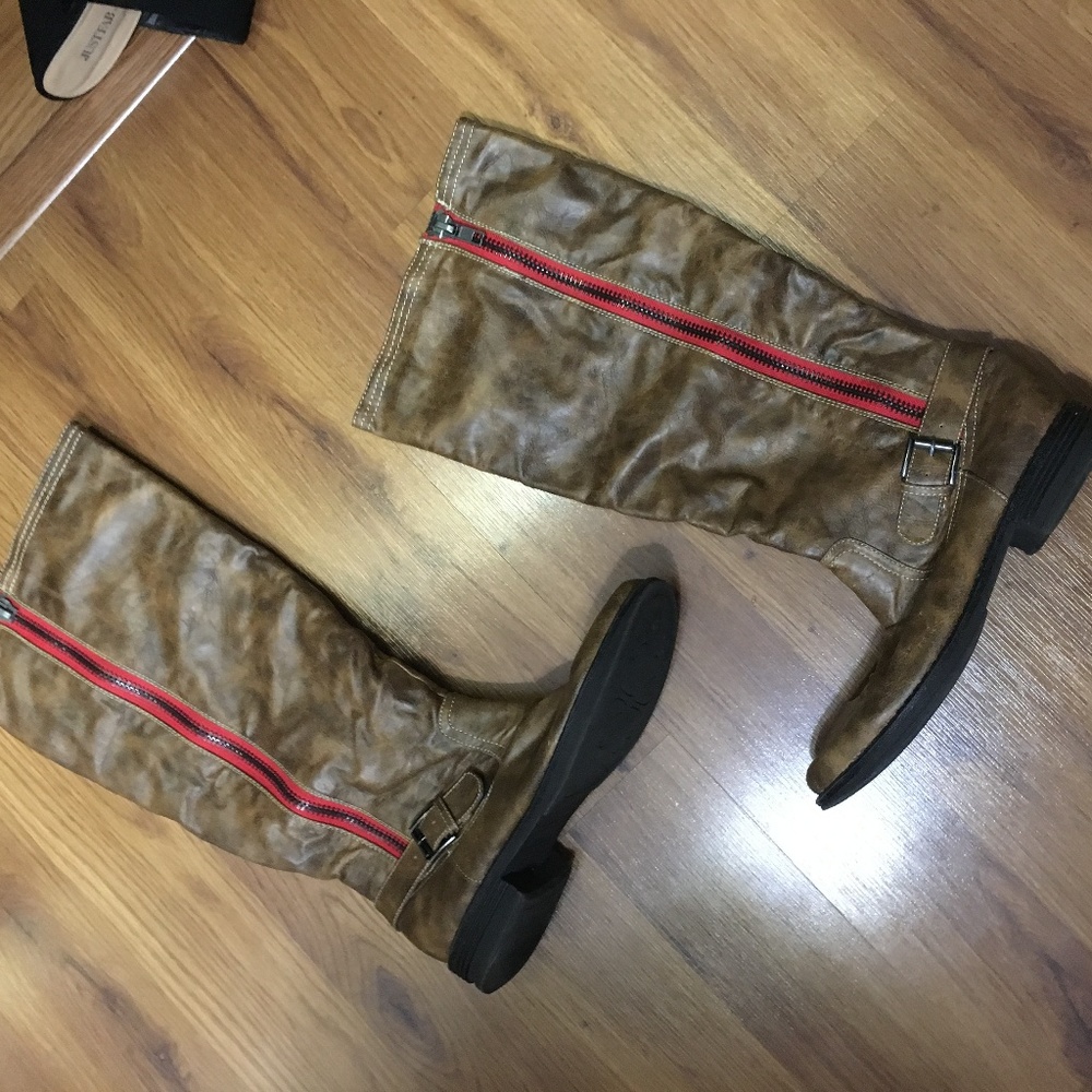 High Rise Riding Boots (Steve Madden-WORN ONCE)